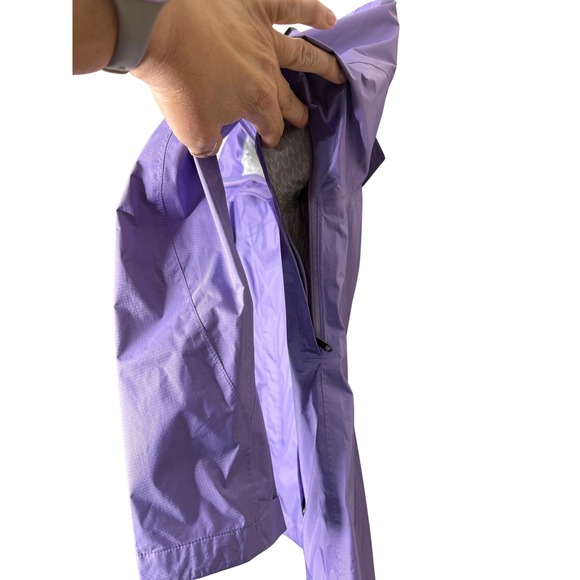 Marmot PreCip Rain Jacket Womens Medium Purple Waterproof Hooded Shell Gorpcore - Picture 6 of 15